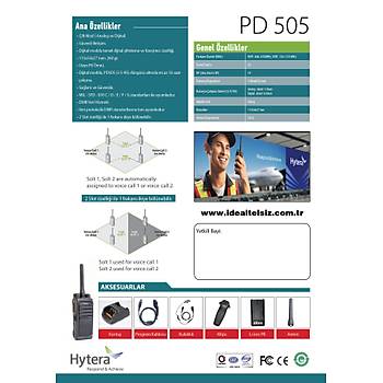 HYTERA PD505 D�J�TAL EL TELS�Z�