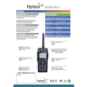 HYTERA PD785 D�J�TAL EL TELS�Z�