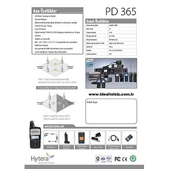 HYTERA PD 365LF PMR D�J�TAL TELS�Z