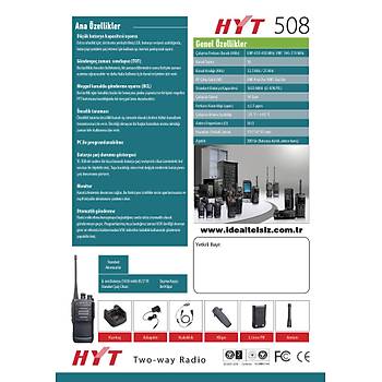 HYT TC508 ANALOG TELS�Z