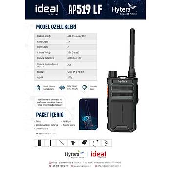 HYTERA AP519LF  PMR EL TELS�Z�