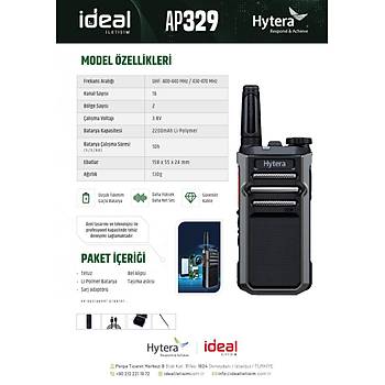 HYTERA AP329 ANALOG L�SANSLI EL TELS�Z�