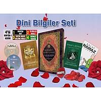 Rahle Boy Renkli Tecvidli Kur an- Kerim 4 zellikli Kuran Hediyeli Dini Bilgiler Seti