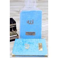 Kadife Yasin Kitab isimli anta boy Tl keseli 80 sayfa 13x17 cm