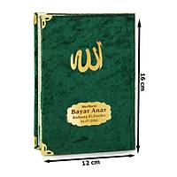 isimli Kadife Yasin Kitab Pleksi isimli anta Boy 80 sayfa 13x17 cm