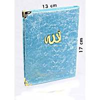 Kadife Kapl Yasin kitab Allah Lafzl anta boy 13x17cm
