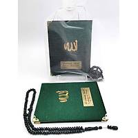 Kadife Yasin kitab Set Tl kese Tesbih Cep Boy Mevlt hediyesi seti