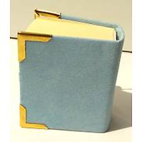 Mini Kuran, Kadife kapl Sade 4,5 x 5,5 cm