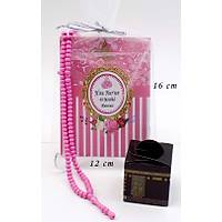 Pembe kapak Yasin Kitab Tll Tesbihli eker Kutulu Mevlt hediyesi