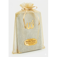 isimli Kadife Yasin Kitab� Pleksi isimli �anta Boy 80 sayfa 13x17 cm