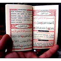 Kadife kapl MN BOY Yasin kitab set isimli 6x10 cm 128 sayfa