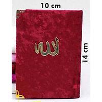 Cep boy Kadife Yasin kitab Allah Lafzl 10x14cm