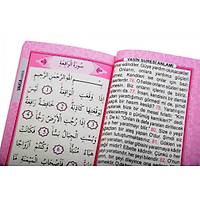 Mini Boy Yasin Kitab Pembe Kapak 6x10cm 128 sayfa