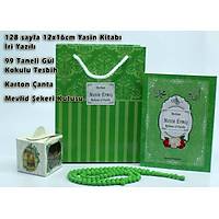 Karton antal ri Yazl Yasin Kitab Yeil Kapak Set 128 sayfa