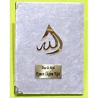 Kadife Yasin kitab Damla Allah Lafzl anta Boy 12x17 cm 128 sf.
