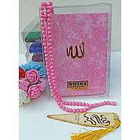 Kapsamal Kadife Yasin kitab 216 sayfa PVC kutulu Tesbihli