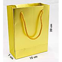 Karton ipli anta Metalik GOLD 15x20x7 cm