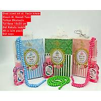 Oval isimli Yasin Kitab Tl kese Gl Kokulu Tesbih Gl suyu