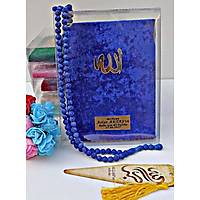 Kapsamal Kadife Yasin kitab 216 sayfa PVC kutulu Tesbihli