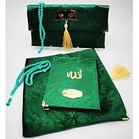 Kadife antal Yasin Kitab Tesbihli 128 sayfa 13x17cm