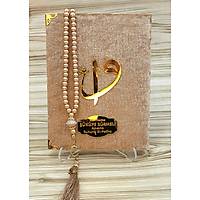 Kadife Yasin kitab Elif Vavl pleksi isimli inci tesbihli Tl keseli