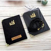 Kadife Yasin kitab inci tesbih Tl kese anta Boy