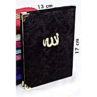 Kadife Kapl Yasin kitab Allah Lafzl anta boy 13x17cm