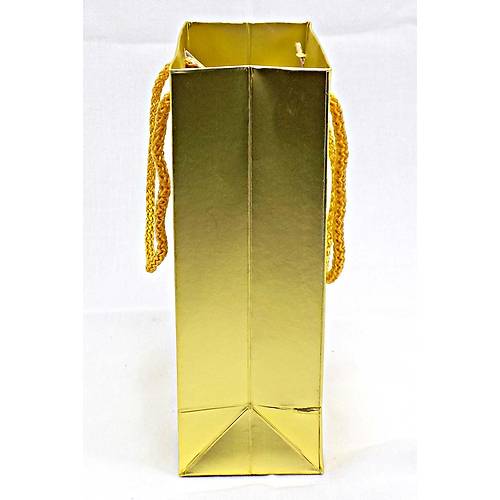 Karton ipli Çanta Metalik GOLD 15x20x7 cm