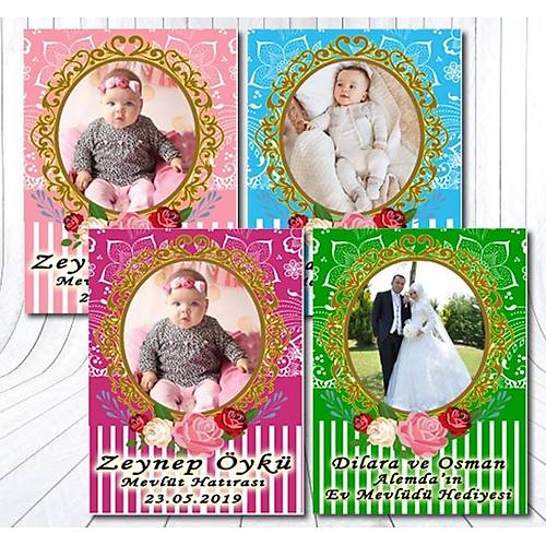 Resimli isim yazl Magnet9x7 cm