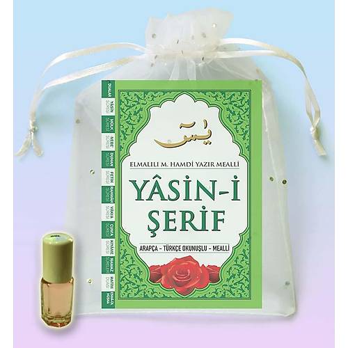 Yeil Mevlt Seti Orta Boy 80 Sayfa Yasin Kitab Yeil Kapak Tl Kese Gl Esans