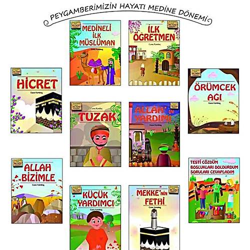 Çocuklar İçin Sevgili Peygamberimizin Hayatı Serisi 10 Kitap Mekke Dönemi