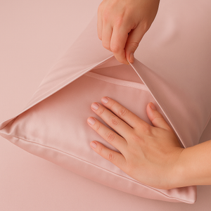 Zarf Tipi (Envelope) Pembe �pek Yast�k K�l�f� Premium 22MM