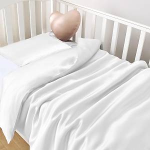 �pek Bebek K�r�k Beyaz Nevresim Tak�m�