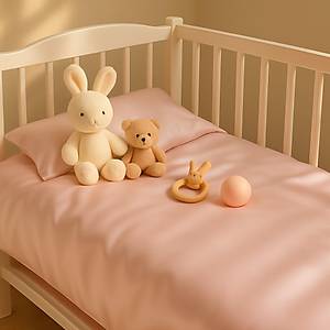 Premium Pembe �pek Bebek Yorgan�