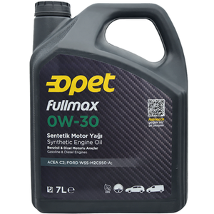 0W-30 OPET Fullmax Motor Ya�� 7 Lt.