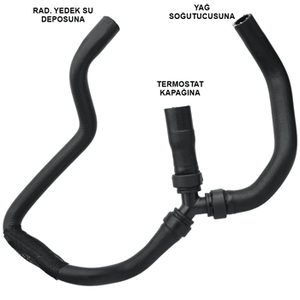 B-Max 1.4/1.6 Benzinli Radyat�r Yedek Su Depo �atal Hortumu 2012-2017 | �BRA�