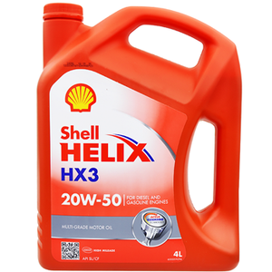 20W-50 HELIX HX3 Motor Ya�� 4Lt. | SHELL