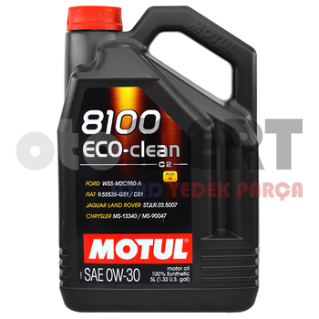 0W-30 8100 Eco Clean Motor Ya 5Lt. | MOTUL