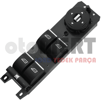 C-Max Otomatik Cam D��mesi - Ayna Ayar D��mesi (Krom Tu�lu) 2015-2019 | �THAL
