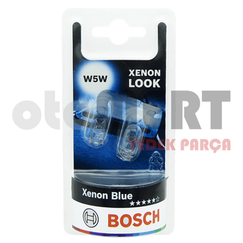 12V/5W-W5W Xenon Blue Dipsiz Ampul Seti (2 ADET) | BOSCH