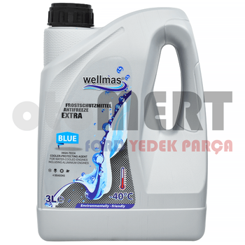 Mavi Antifriz (-40)  3LT. | WELLMAS