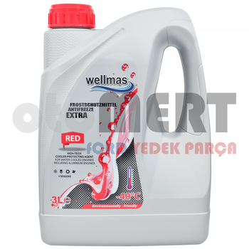 WELLMAS (-40) Krmz Antifriz 3LT.