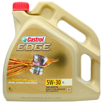 5W-30 Edge Motor Ya (Tam Sentetik) 4 Lt. | CASTROL