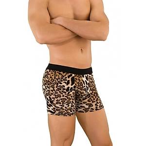 Leopar Desenli Fantazi Erkek Boxer