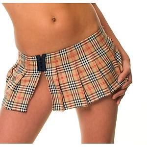 Y�rtma�l� Ekose Fantazi Etek