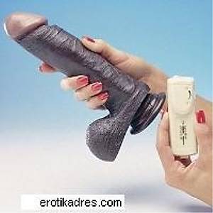 Black Zenci Titre�imli Realistik Penis