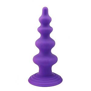 Vantuzlu Bo�umlu Silikon Anal Plug