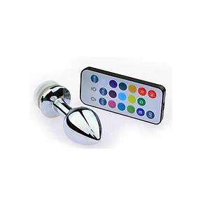 B�y�k Boy Led I��kdakl� Uzaktan Kumandal� �elik Anal Plug