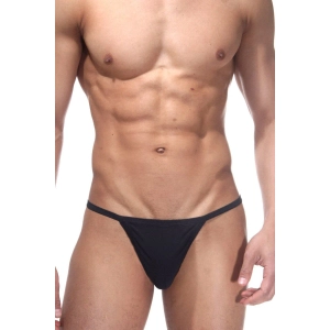 Erkek Siyah �pli String