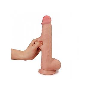 Oynar Derili Fantazi Yumu�ak Dildo 23cm